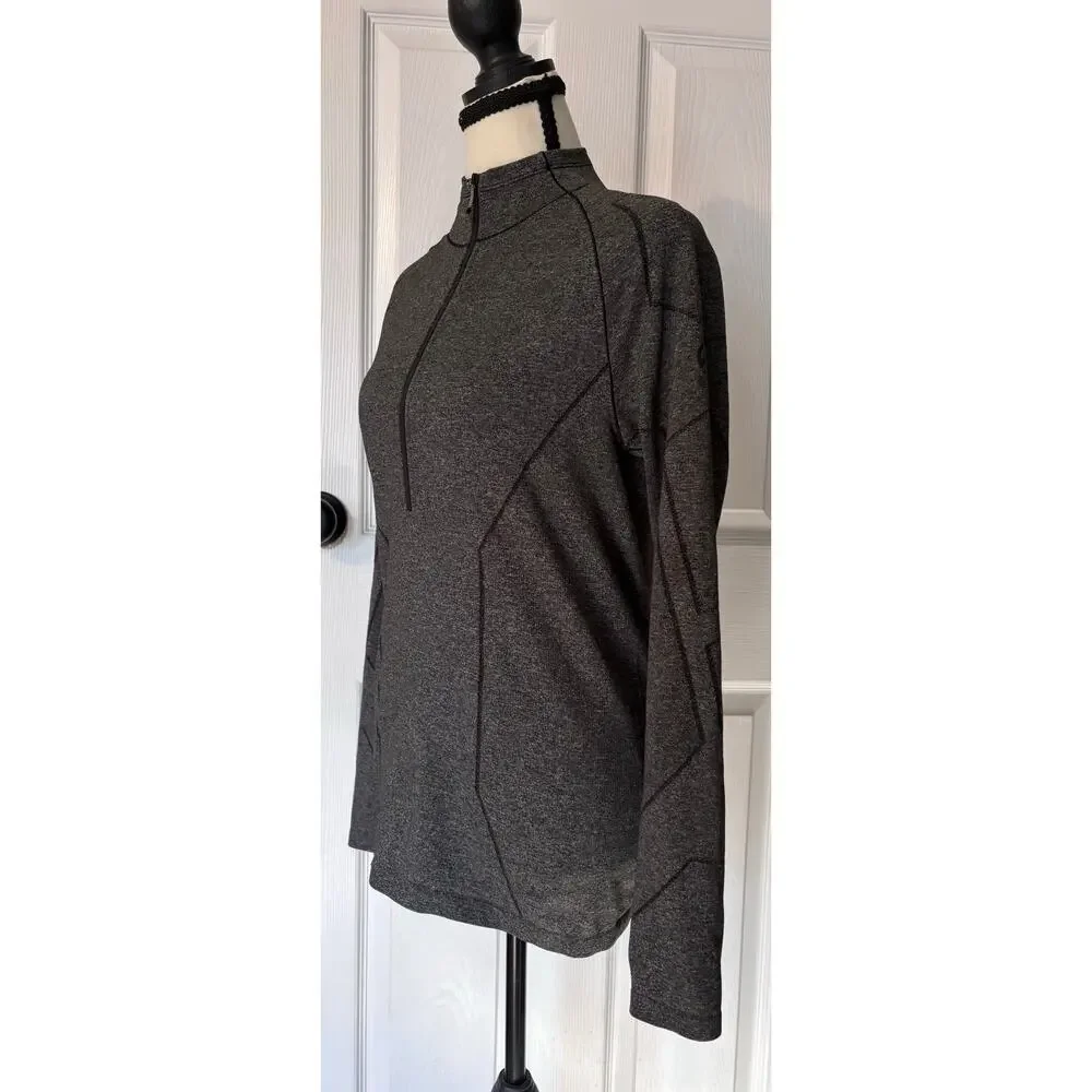 The North Face Summit Series 1/2 Zip Pullover Women's Medium Charcoal Gray - Picture 3 of 7